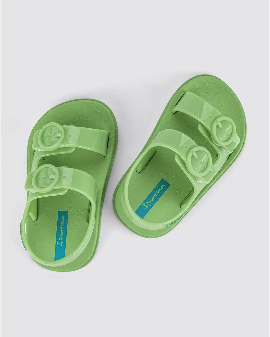 sandali ipanema follow ii baby - sandali leggeri per bambini piccoli con punta aperta e cinturino posteriore doppia fibbia scarpe in gomma per bambini piccoli morbidi flessibili facili da indossare e togliere facili da pulire resistenti allacqua rosablu taglia 6 abbigliamento scarpe e gioielli