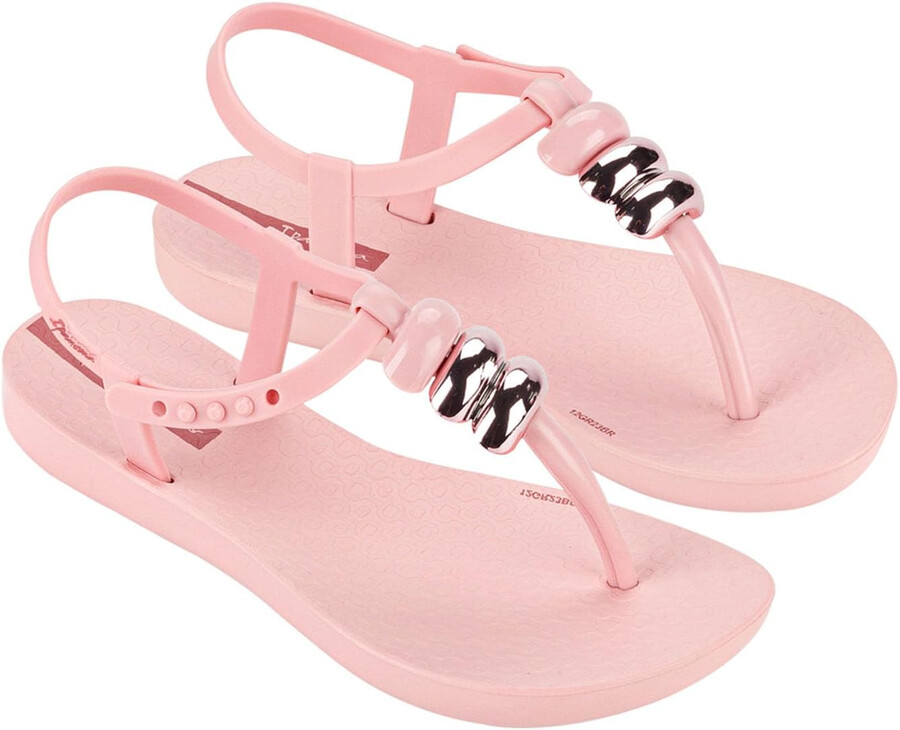sandali per bambini ipanema class spheres - sandali comodi flessibili alla moda con punta aperta e cinturino a t per bambine con cinturino regolabile alla caviglia e decorazioni metalliche sandali infradito per bambini rosarosso taglia 1112 abbigliamento scarpe e gioielli