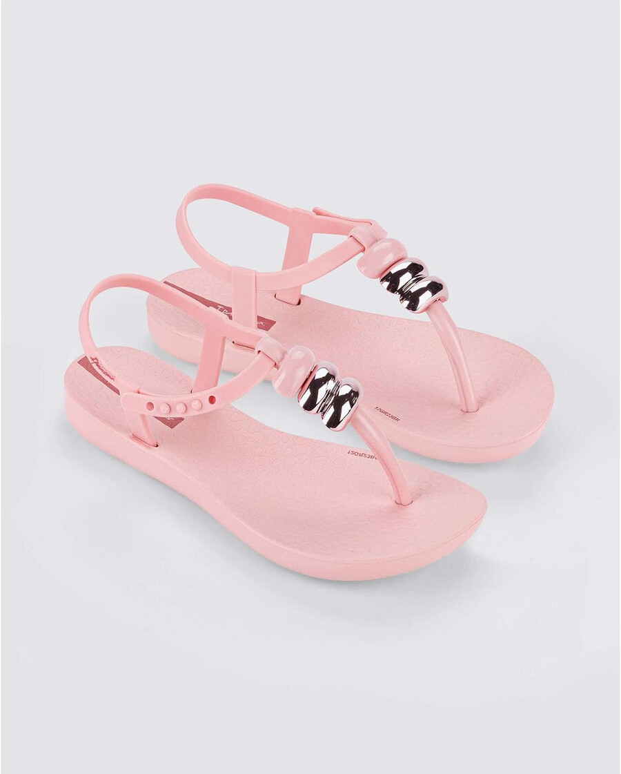 sandali per bambini ipanema class spheres - sandali comodi flessibili alla moda con punta aperta e cinturino a t per bambine con cinturino regolabile alla caviglia e decorazioni metalliche sandali infradito per bambini rosarosso taglia 1112 abbigliamento scarpe e gioielli