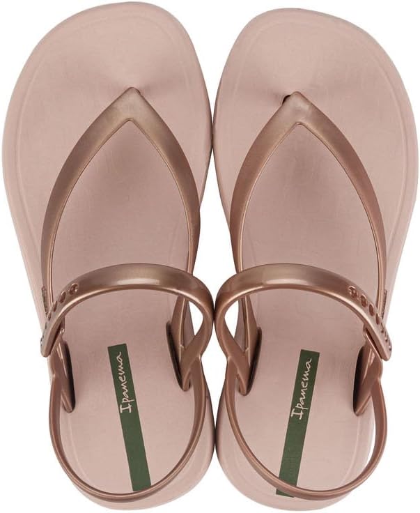ipanema sandalo verano da donna - sandali con plateau da donna sandali infradito con cinturino regolabile alla caviglia zeppe basse sandali in pvc per donna rosarosa 6 infradito