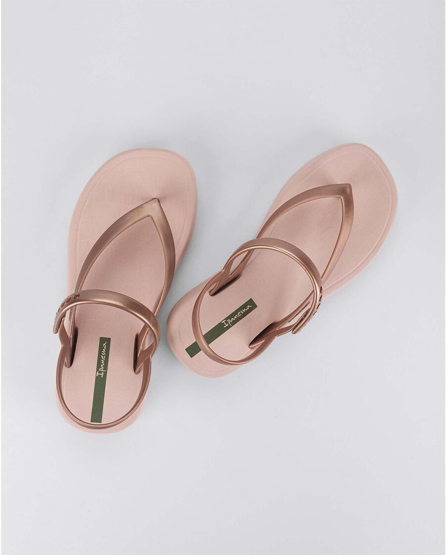 ipanema sandalo verano da donna - sandali con plateau da donna sandali infradito con cinturino regolabile alla caviglia zeppe basse sandali in pvc per donna rosarosa 6 infradito