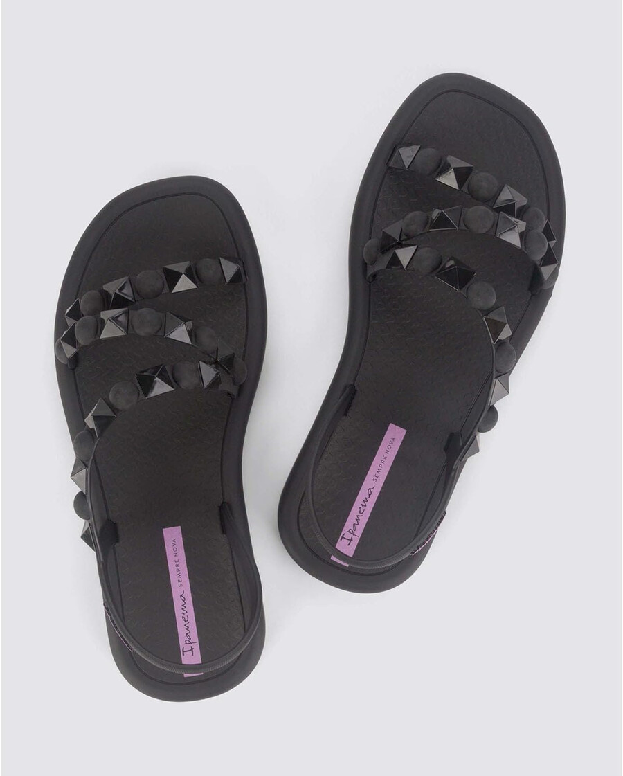 sandali ipanema meu sol flatform da donna - sandali con borchie da donna sandali bassi sandali con cinturino sandali eleganti e comodi da donna sandali estivi eleganti con cinturino facili da pulire nerolilla taglia 8 scarpe basse