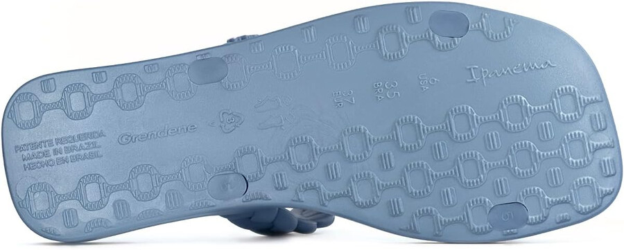 ipanema womens fever slides - sandali slip-on comodi e alla moda infradito da donna con doppi cinturini intrecciati blu 7 ciabatte