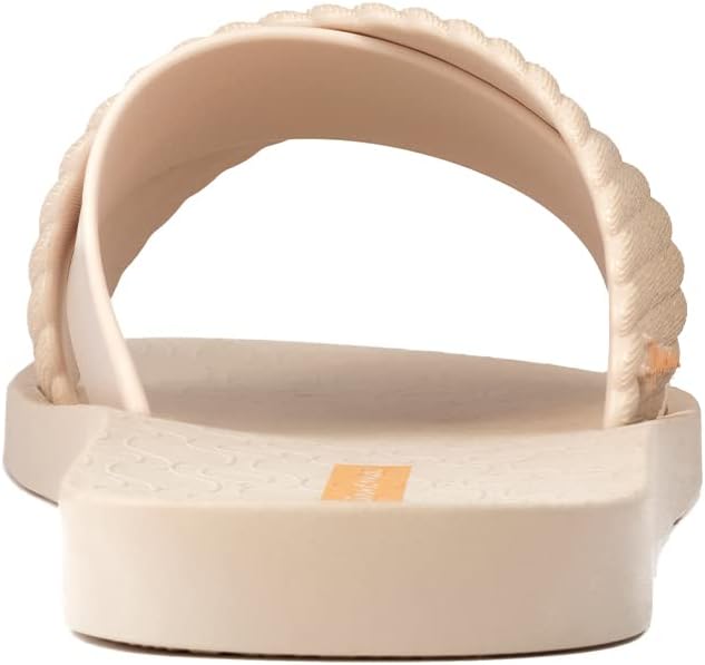 ipanema womens street ii slides - sandali slip-on comodi e alla moda infradito da donna con tomaia ampia minimalista e incrociata beigebeige 7 infradito