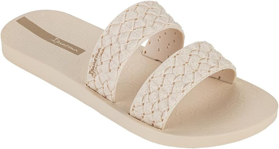 ciabatte ipanema renda ii da donna beigebeige glitterato taglia 7 scarpe