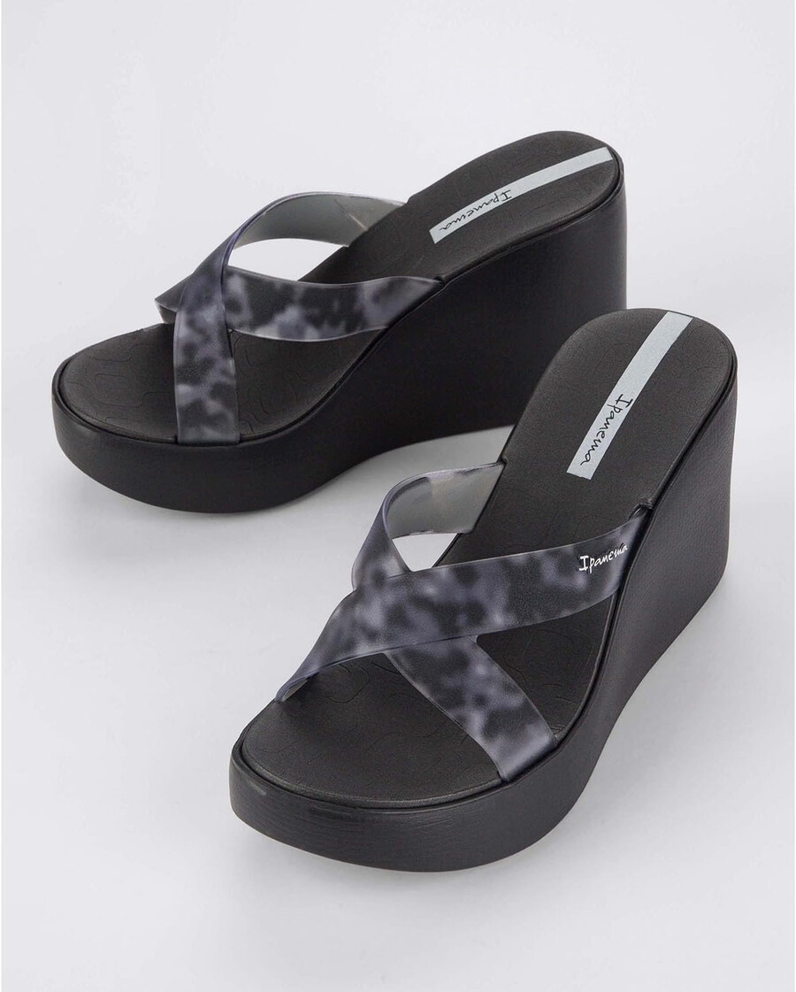 sandali con plateau da donna ipanema high fashion - comodi sandali con plateau da donna eleganti tacchi estivi sandali con zeppa sandali estivi eleganti sandali con plateau da donna nerogrigio taglia 6 sandali