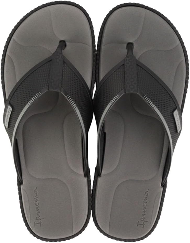 infradito ipanema vintage da uomo - infradito in schiuma ammortizzata per uomo infradito da uomo con supporto dellarco plantare sandali infradito con cinturino spesso per uomo resistenti allacqua solettasuola in eva nerogrigio taglia 9 sandali
