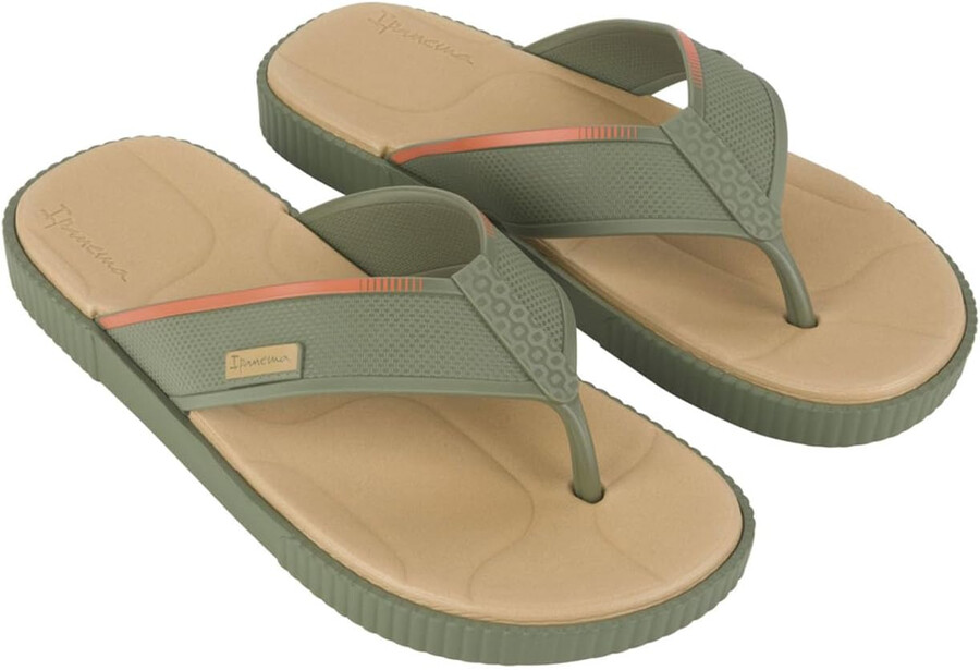 infradito ipanema vintage da uomo - infradito in schiuma ammortizzata per uomo infradito da uomo con supporto dellarco plantare sandali infradito con cinturino spesso per uomo resistenti allacqua solettasuola in eva verdebeige taglia 12 sandali