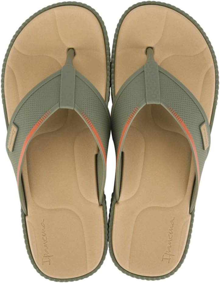 infradito ipanema vintage da uomo - infradito in schiuma ammortizzata per uomo infradito da uomo con supporto dellarco plantare sandali infradito con cinturino spesso per uomo resistenti allacqua solettasuola in eva verdebeige taglia 12 sandali